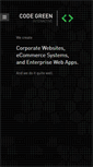 Mobile Screenshot of codegreeninteractive.com